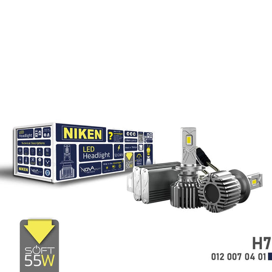 Диодни крушки Niken H7 NOVA SOFT - 2бр/к-т - 12/24V