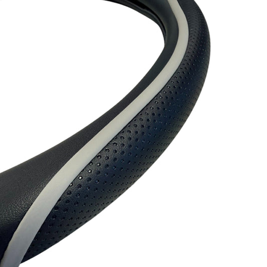 Калъф за волан 3031 Черно/Сиво М-38см