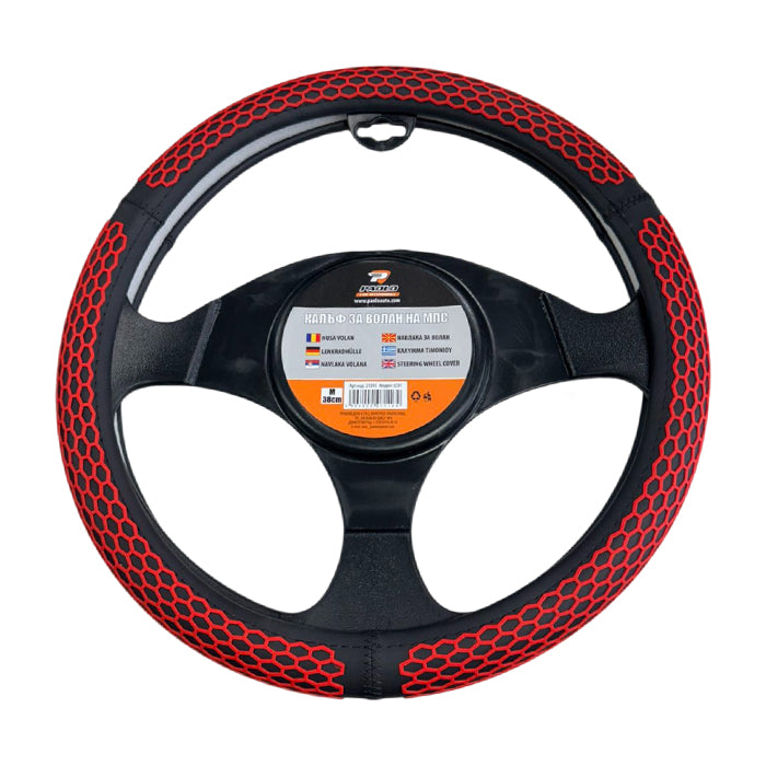 Калъф за волан LC01 M-38см Червен