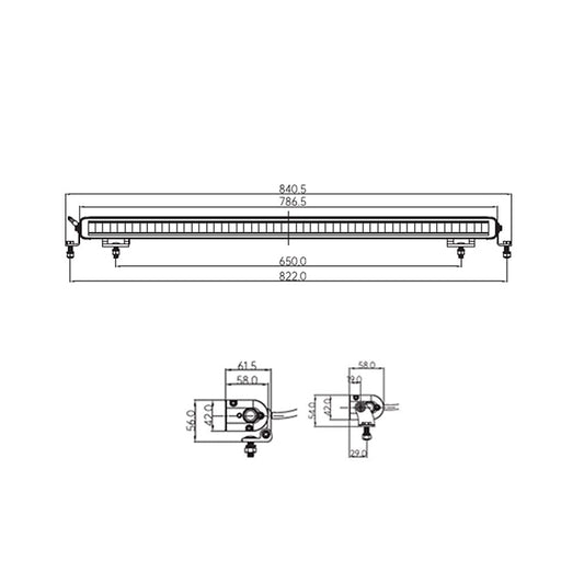 Лед бар 135W  31"  12-24V