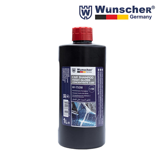 Шампоан с вакса 1:100 концентрат WUNSCHER - 1л
