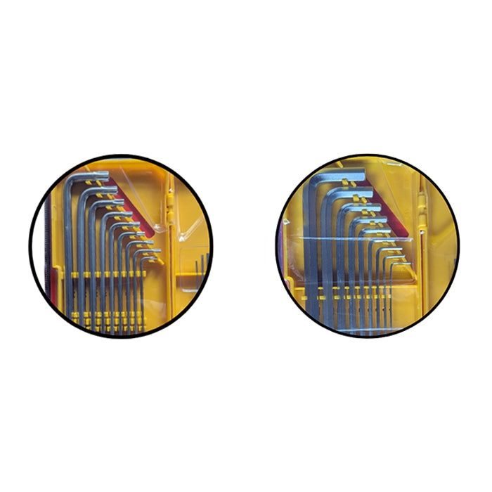 Шестограм + ключ звезда PA1238 комплект 18 части