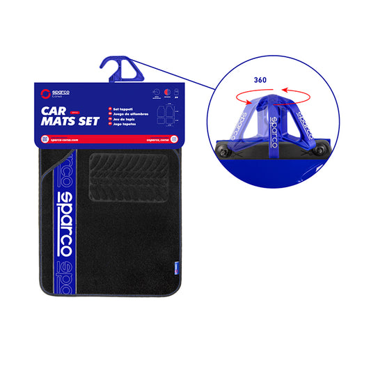 Стелки мокет Sparco SPF510BL 4БР/К-Т Със синьо