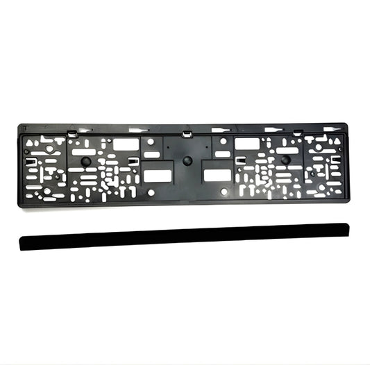 Стойка за регистрационен номер - БГ черна