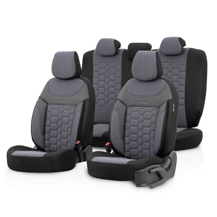 Тапицерия за седалки Otom Carbon CRB3404 (сиво/черно)