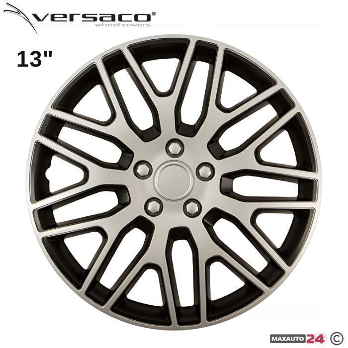 Тасове за джанти 13'' Versaco Dakar Silver/Black