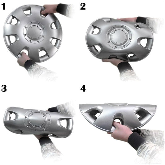 Тасове за джанти 13'' Versaco Rapid NC Silver / Black