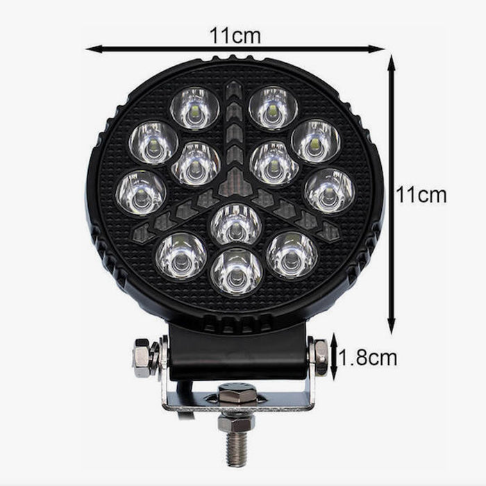 Халоген диоден 124 - 9-80V - 12LED - 19W